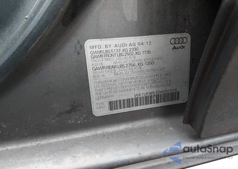 2013 Audi Allroad 2.0T Premium Plus z USA, uszkodzony, nr VIN WA1UFAFL4DA050949